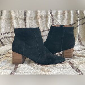 Madewell The Bryce Suede Leather Bootie